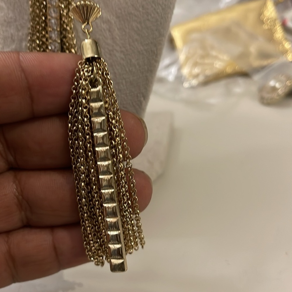BaubleBar Gold Lariat Necklace - Picture 4 of 5
